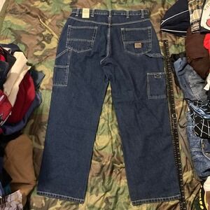 Deadstock Big Smith carpenter jeans vtg 90s/00s workwear size 34/30‎